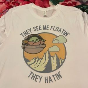 Baby yoda funny tee